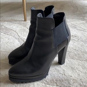 All Saints Black Booties